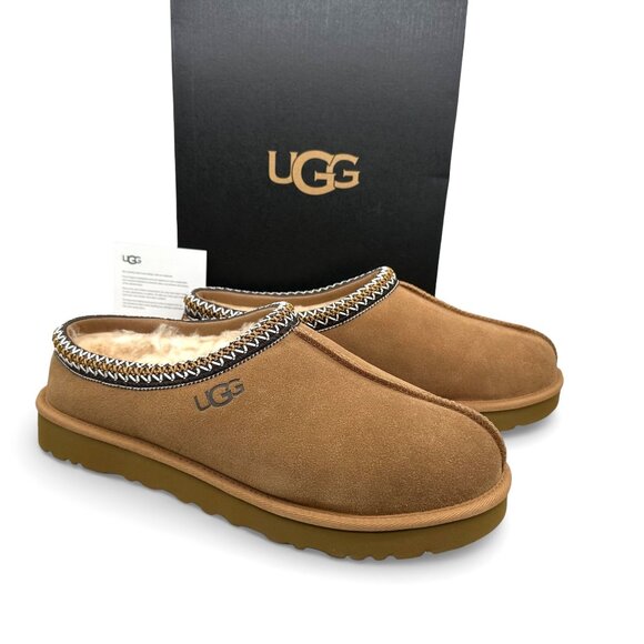 UGG Tasman II Shearling Slipper Slide Chestnut Slip-on Men’s 12 New In Box main image 10